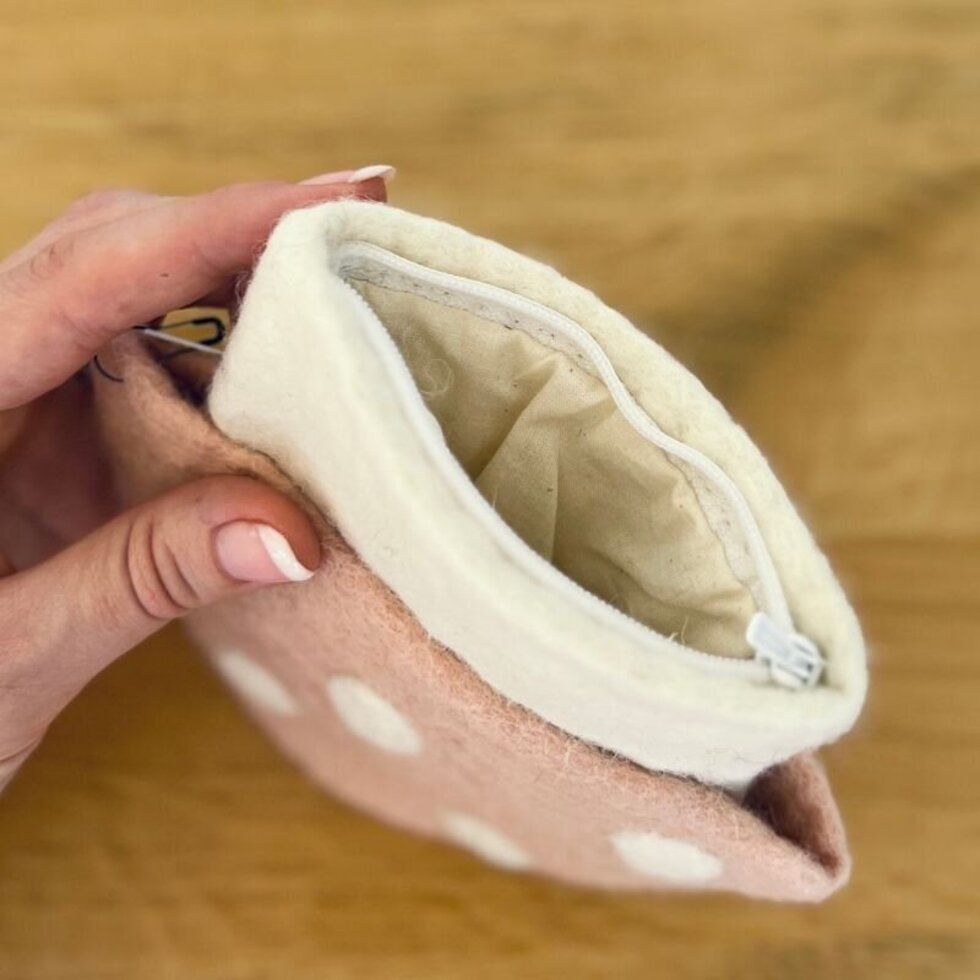 Felt Toadstool Purse