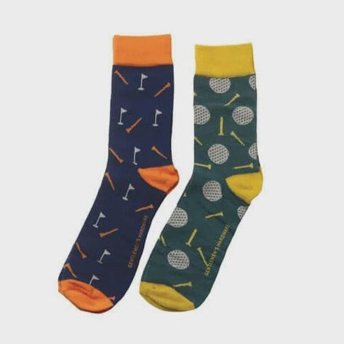 Set of 2 - Golf  Crew Socks