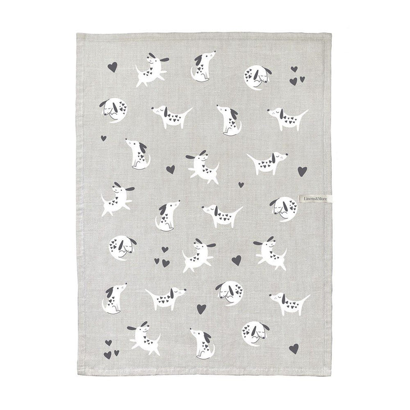 Puppy Crush Tea Towel