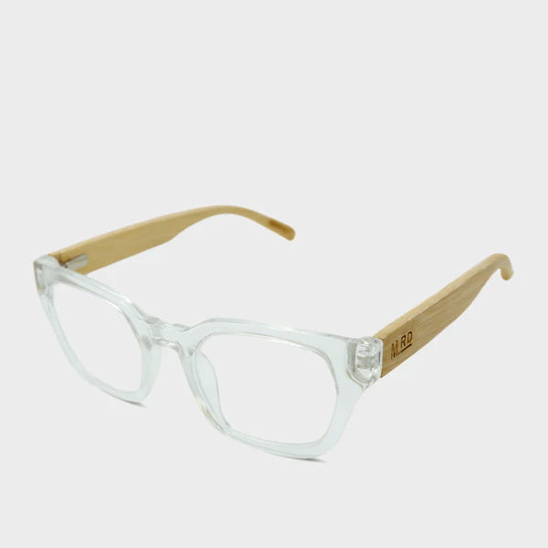 Moana Road Reading Glasses - Rectangular Clear