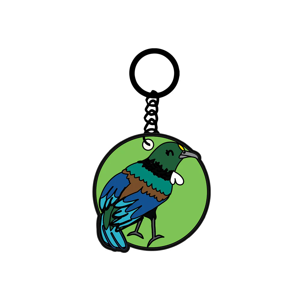 NZ Bird Enamel Keyring