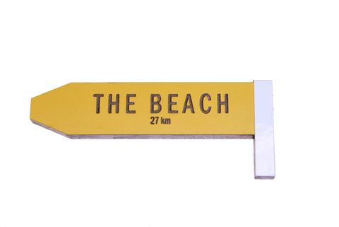 The Beach Road Sign Magnet