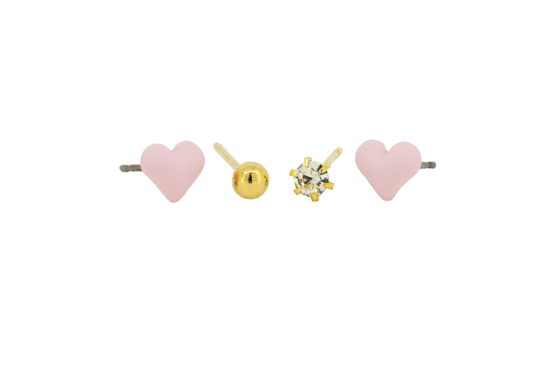 Pink Bonnie Earring Set