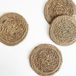 Jute Coaster Set of 4 - Natural Seagrass