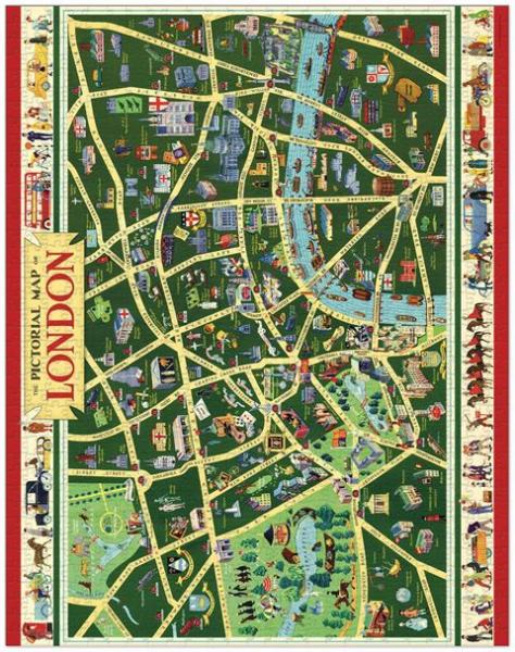 Vintage Map of London - Puzzle