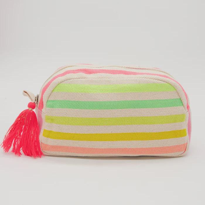 Cosmetic Bag - Coloured Stripes