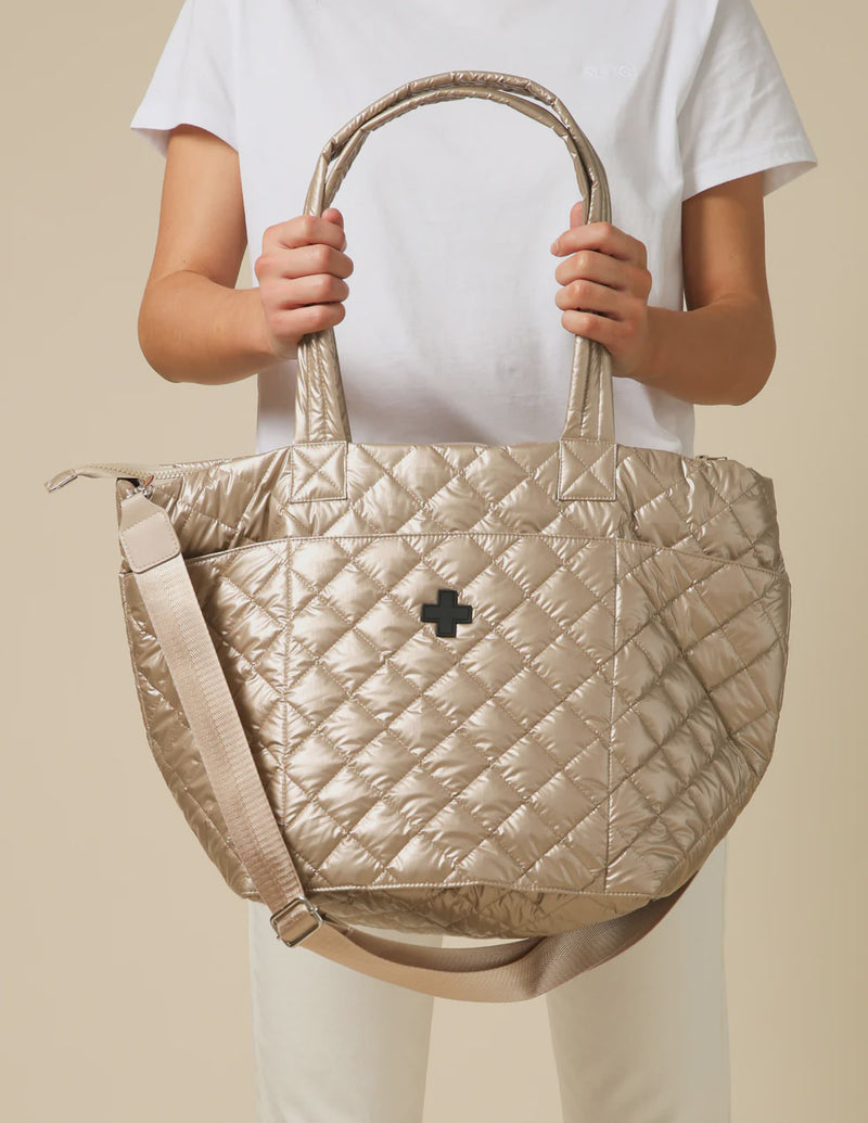 S + G Quilted Tote Bag