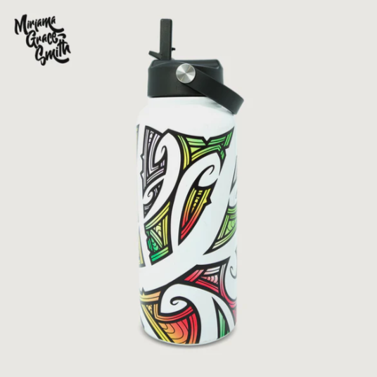 Moana Road Drink Bottle - Miriama Grace Smith - Niwa 1L