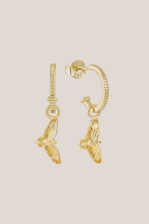 Soar Hoop Earrings - Gold