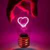 LED Heart Lightbulb