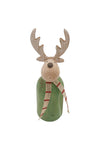 Green Wooden Reindeer