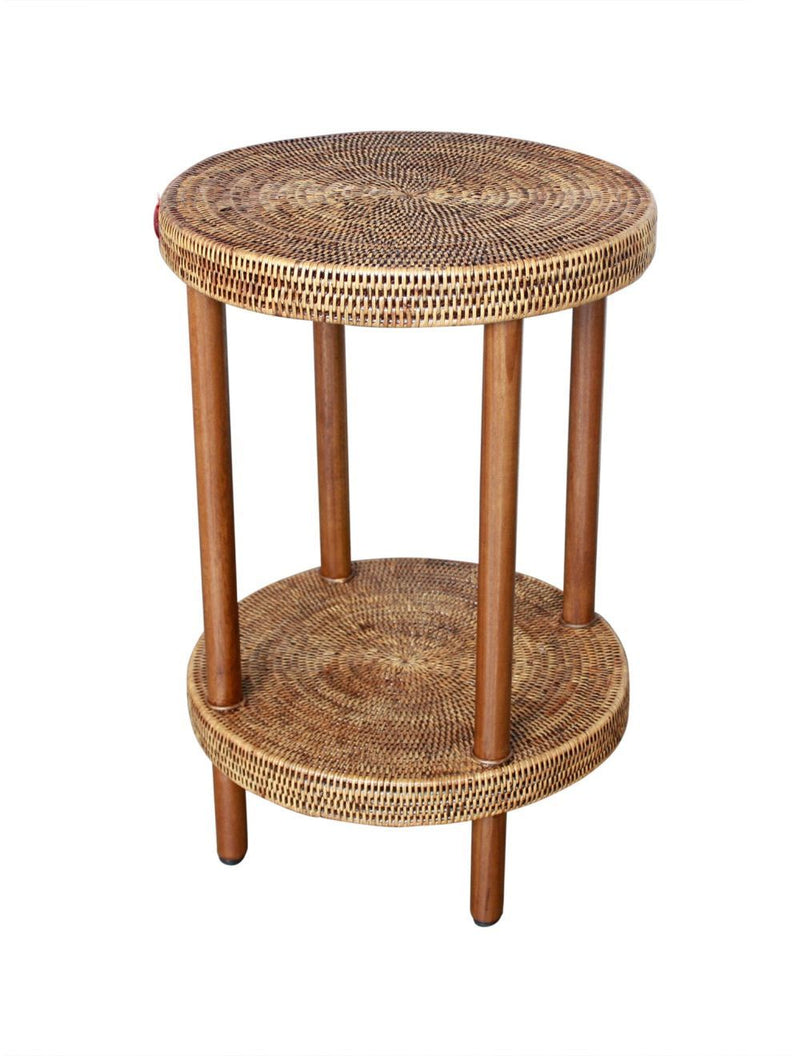 Rattan Side Table