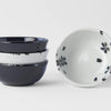 Black & White Sakura Sauce Dish Set