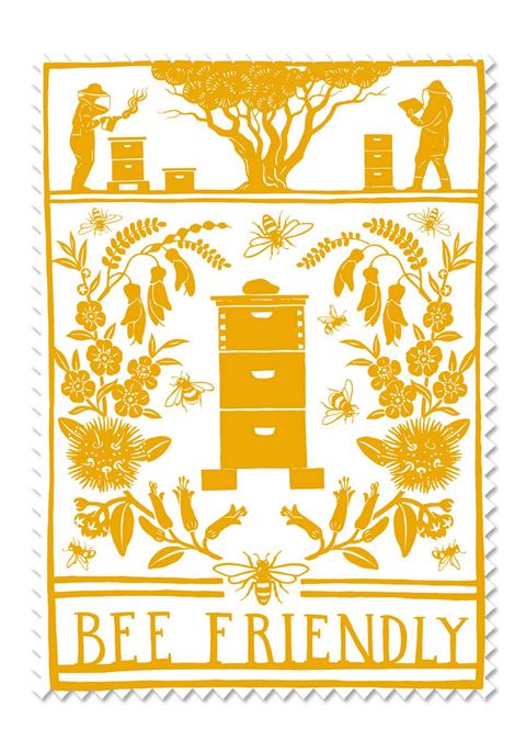 Bee friendly lens cloth - Tanya Wolfkamp