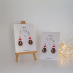 Christmas Clay Earrings