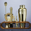 Gold 10 Piece Cocktail Bar Set