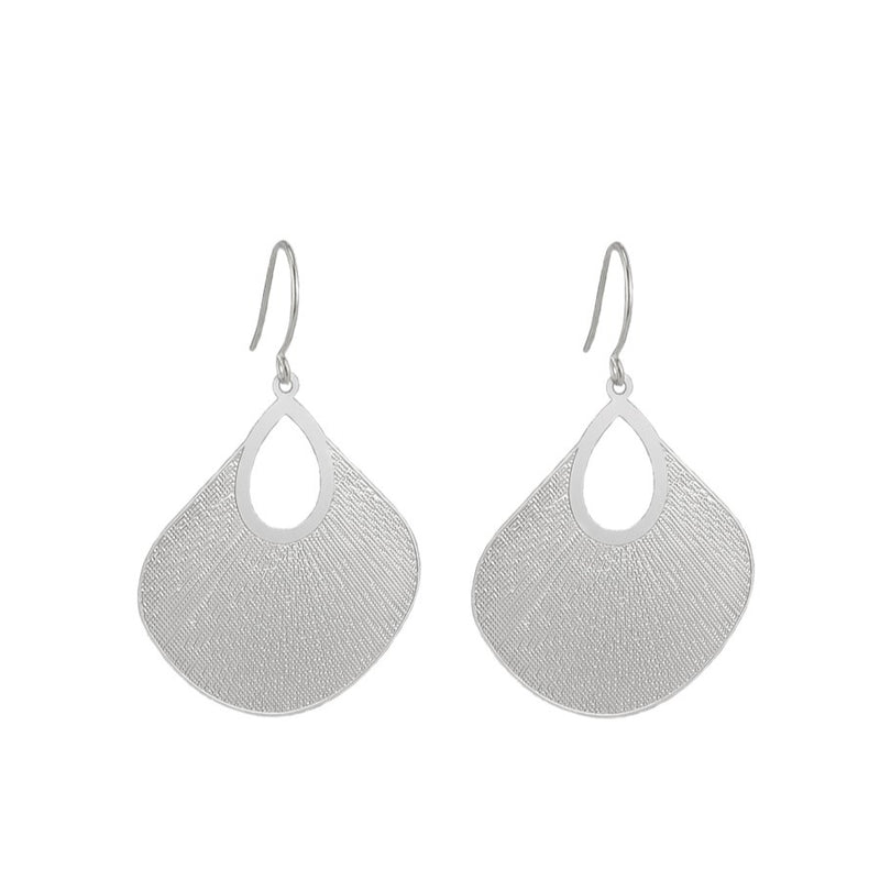 Silver Uchiwa Earrings