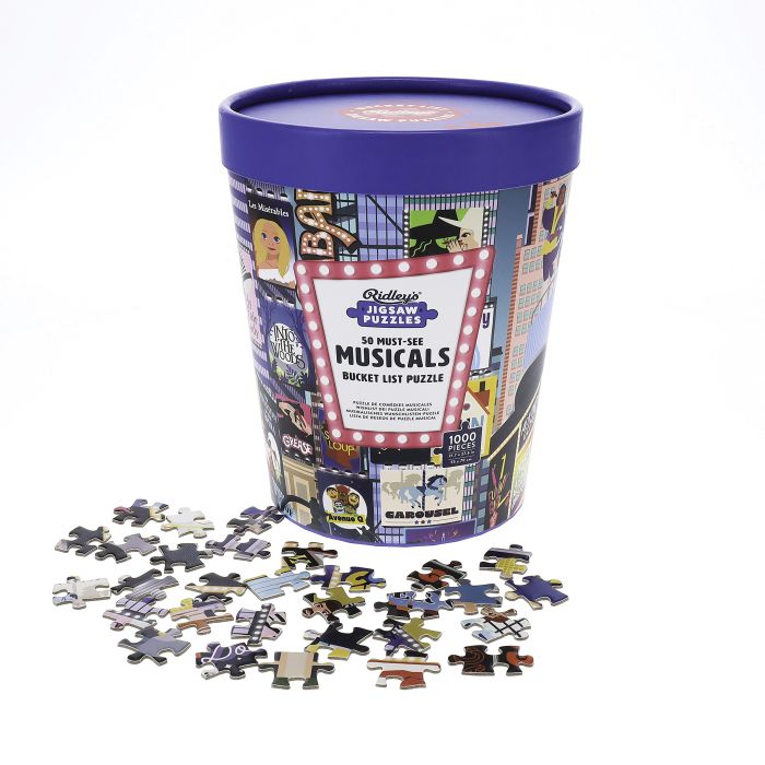 Bucket List Puzzle 1000 piece - Musicals