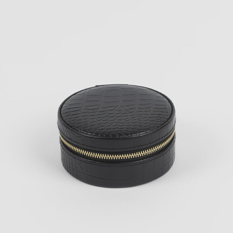 Jewellery Box - Croc Round