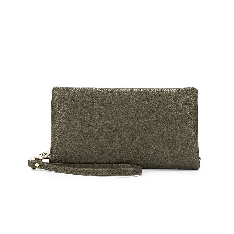 Mavie Wallet Accessories Black Caviar Olive 