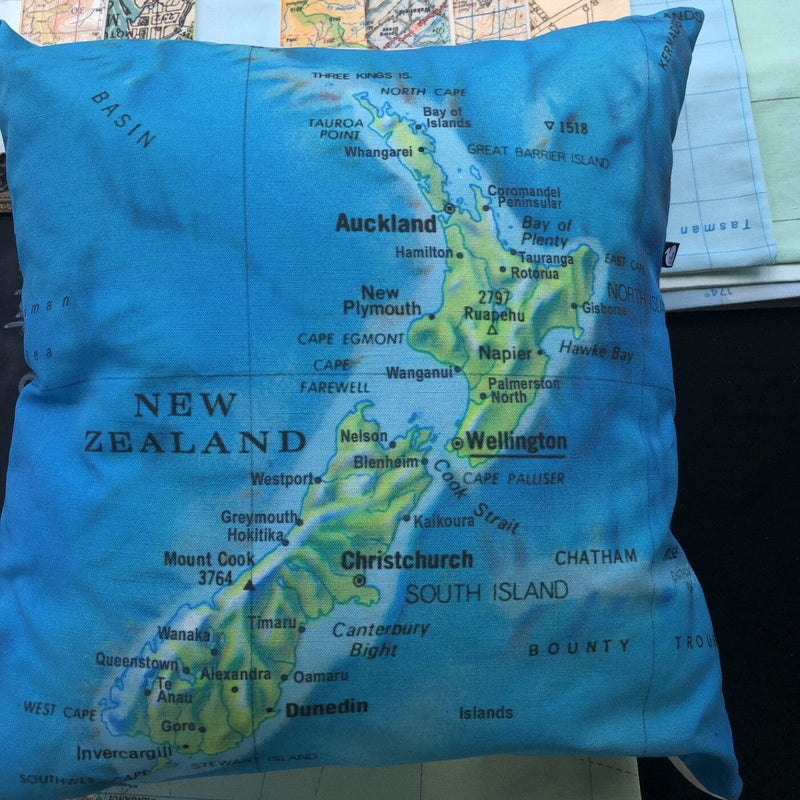 New Zealand Vintage Cushion Cover