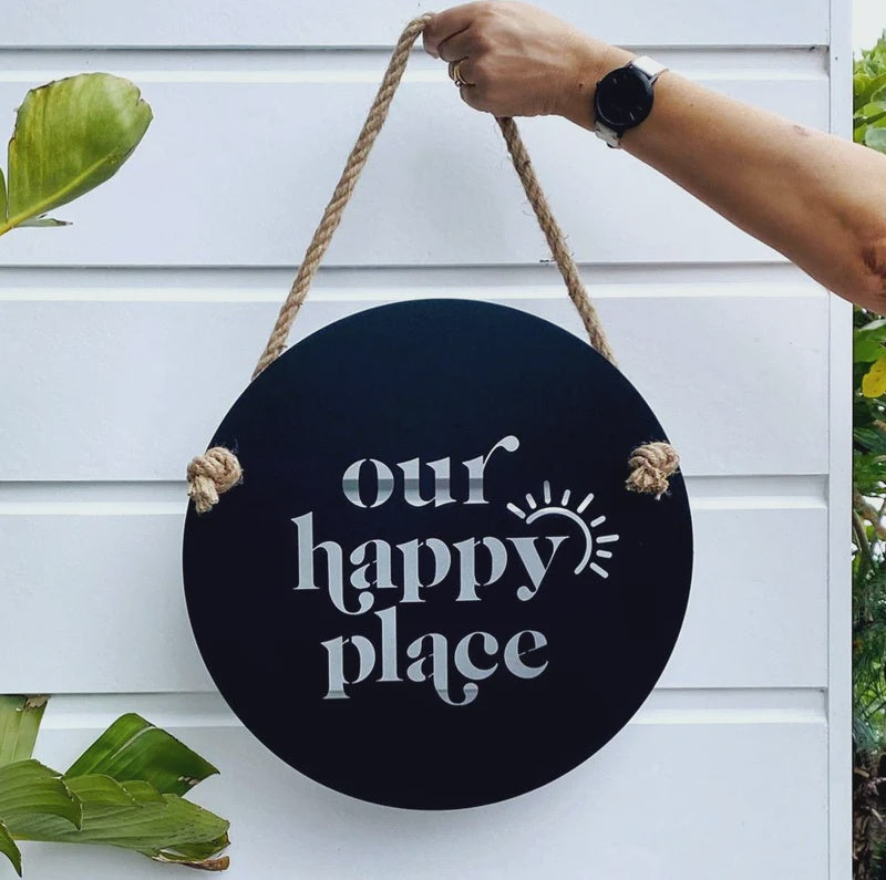 Our Happy Place - Black