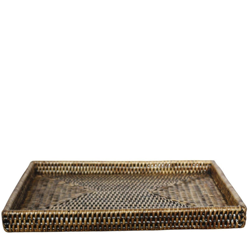 Rattan Rectangular Tray Homeware Decor Not specified 