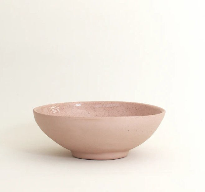 Ceramic Round Bowl - Pink