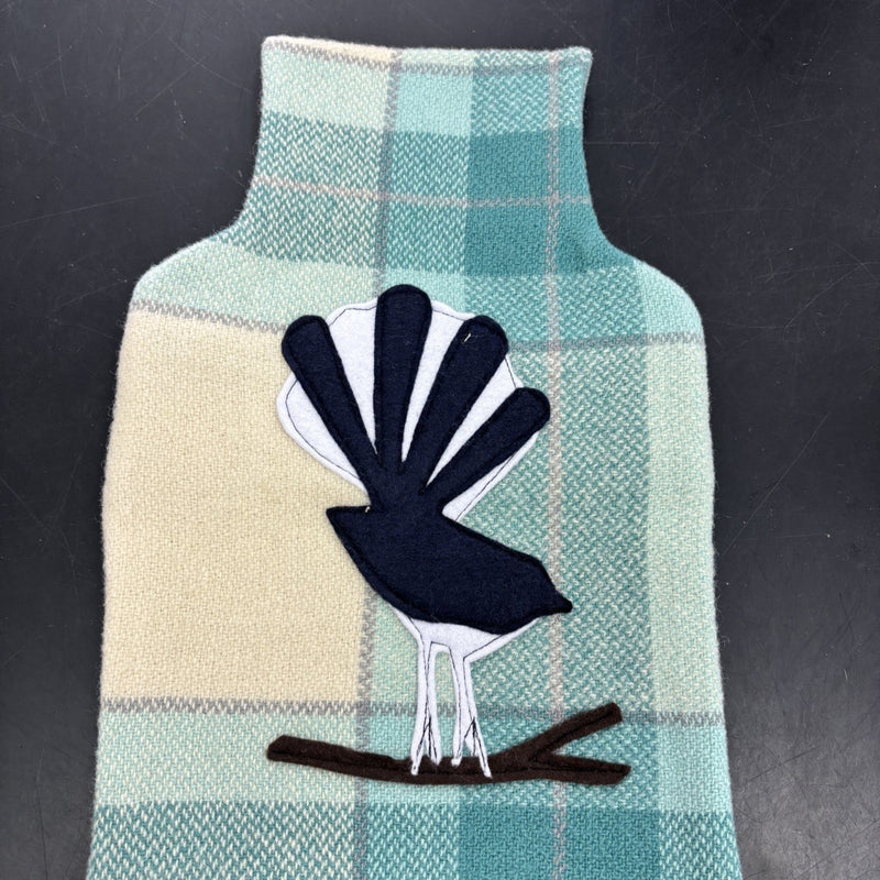 Blanket hot water bottle cover - Fantail