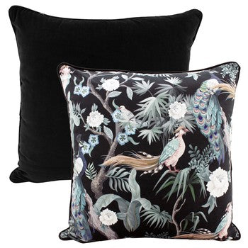 Birds of a Feather Velvet Cushion