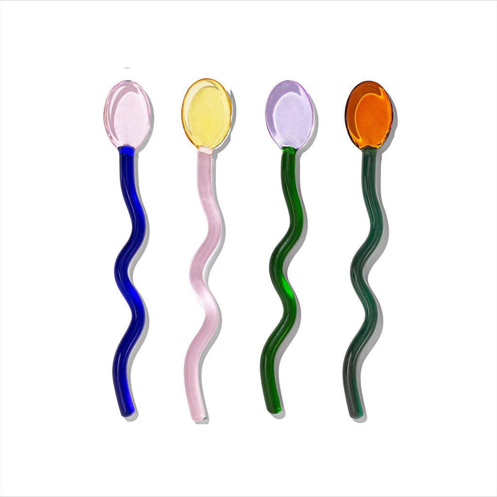 Glass Cocktail Stirrer - Set of 4