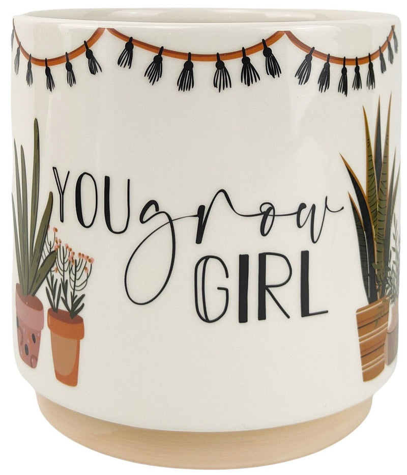 You Grow Girl Planter (SALE)