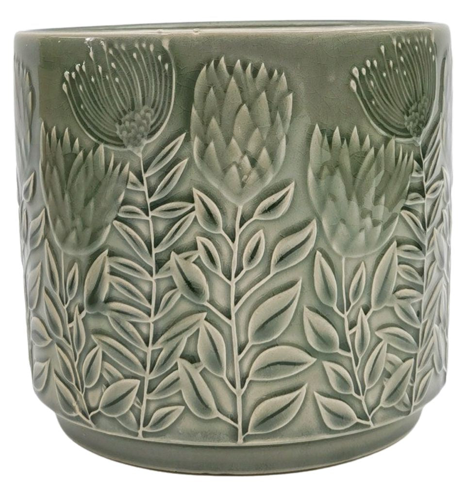 Protea Planter - Sage