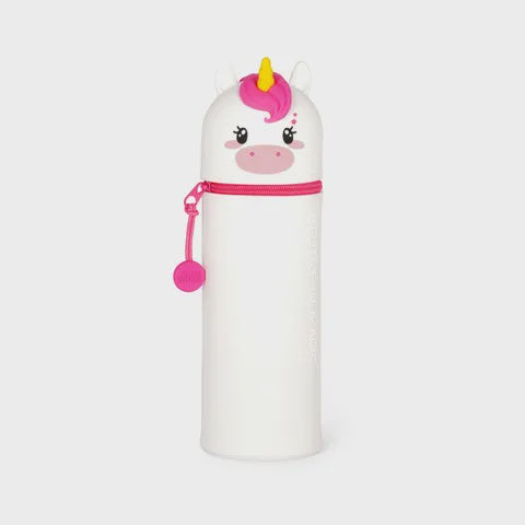 2-in-1 Silicone Pencil Case - Unicorn