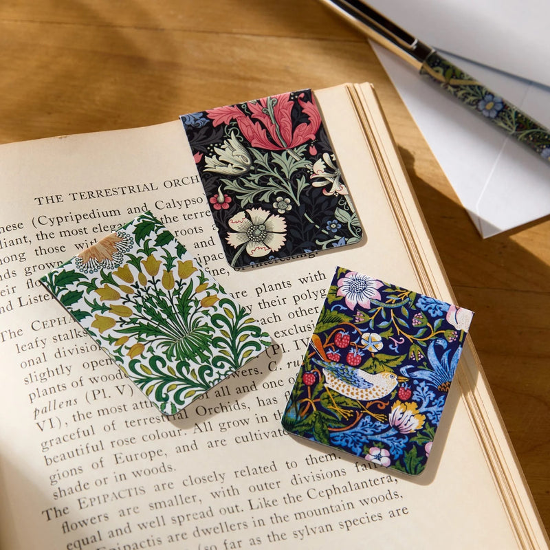 William Morris Magnetic Bookmarks (set of 3)