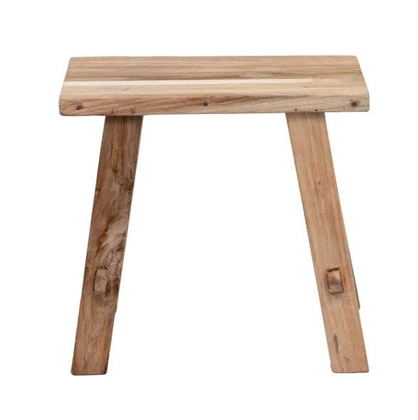 Recycled Teak Bench - Small Natural